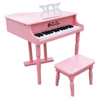 Schoenhut 30 Key Pink Classic Baby Grand Piano   